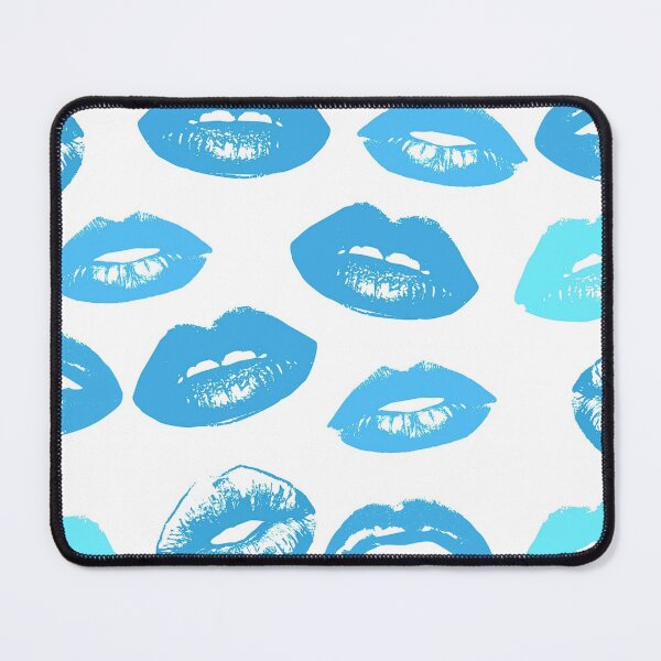 Item preview, Blue lips, abstract art designed and sold by zeljana0504.