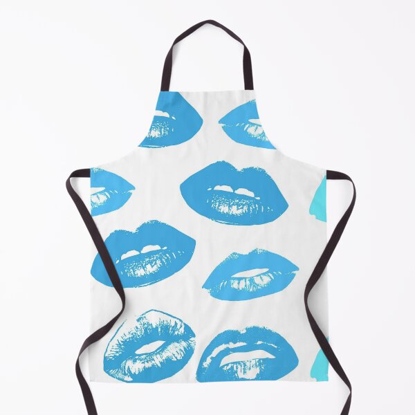Item preview, Blue lips, abstract art designed and sold by zeljana0504.