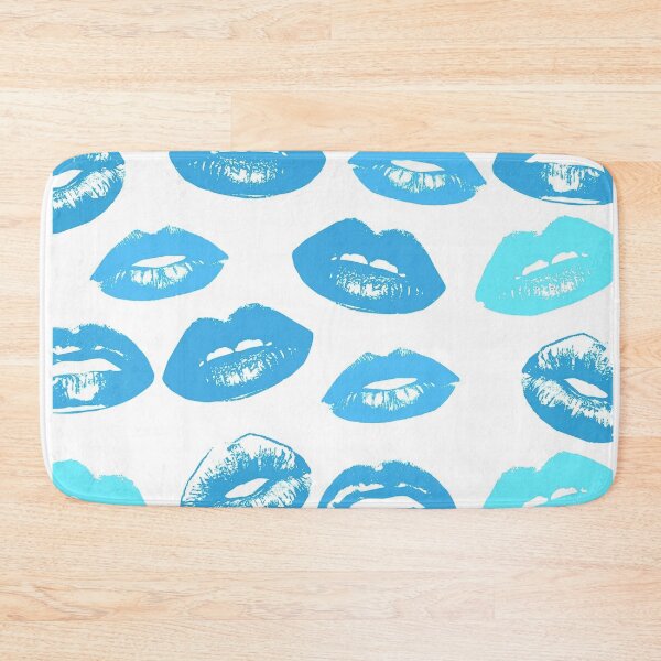 Item preview, Blue lips, abstract art designed and sold by zeljana0504.