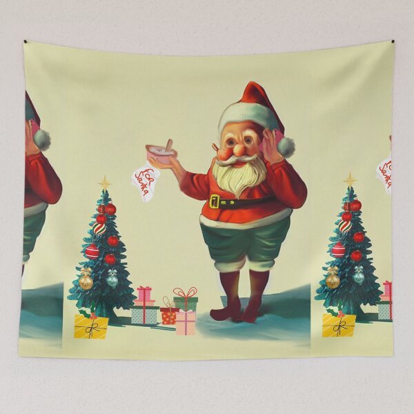 Item preview, Vintage Santa With Porridge designed and sold by joanaoberg.