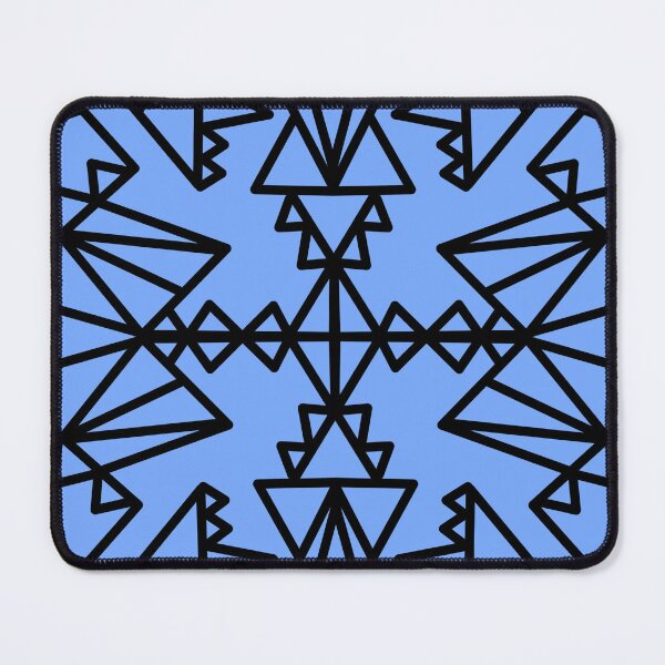 Item preview, blue geometric pattern designed and sold by bmiller64.