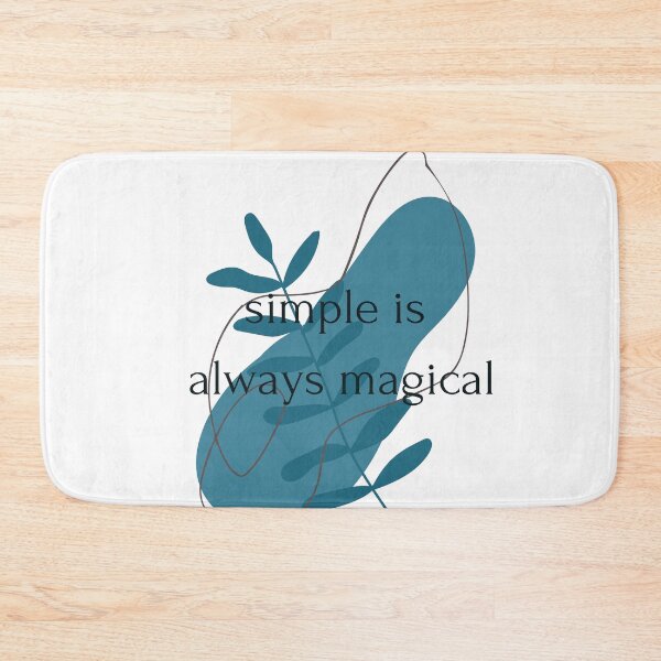 Item preview, Simple is always magical  designed and sold by TakeiteasySH ⭐⭐⭐⭐⭐.