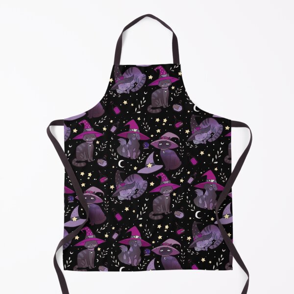 Item preview, Cosmic magical galaxy cat witches pack - cute witch cat with fantasy items purple witch designed and sold by Yarafantasyart.