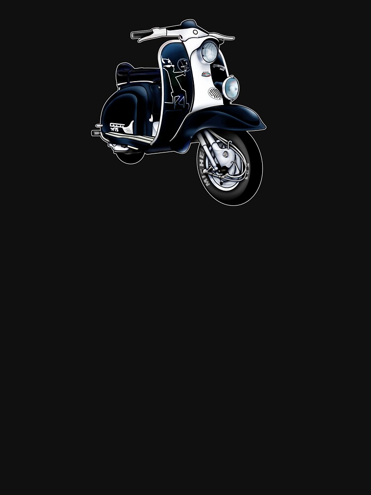 Scooter T-shirts Art: Lambretta Black Devil TV by yj8dsk57
