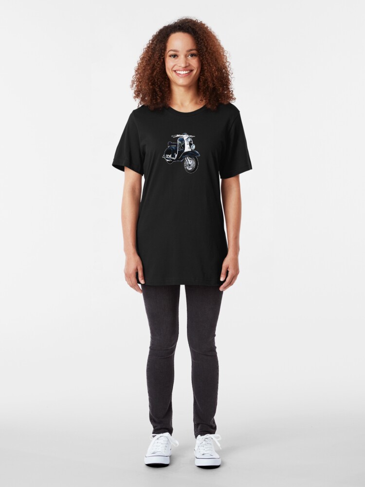Alternate view of Scooter T-shirts Art: Lambretta Black Devil TV Slim Fit T-Shirt