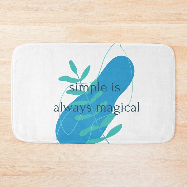 Item preview, Simple is always magical  designed and sold by TakeiteasySH ⭐⭐⭐⭐⭐.