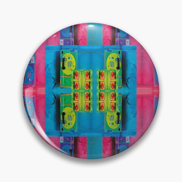 Item preview, Telephones pink tile pattern designed and sold by Raduna.