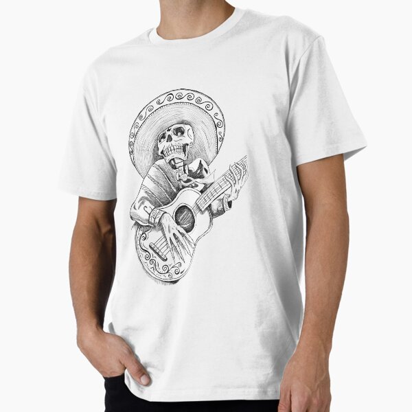 Item preview, Dead Romantic Mexican Mariachi Skull designed and sold by cynthia cabello.