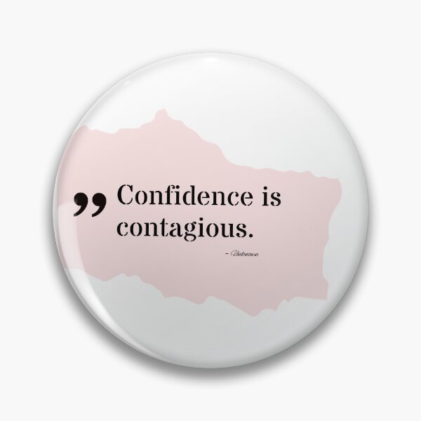 Item preview, confidence is contagious designed and sold by Work life.