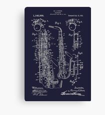 Saxophone Canvas Print