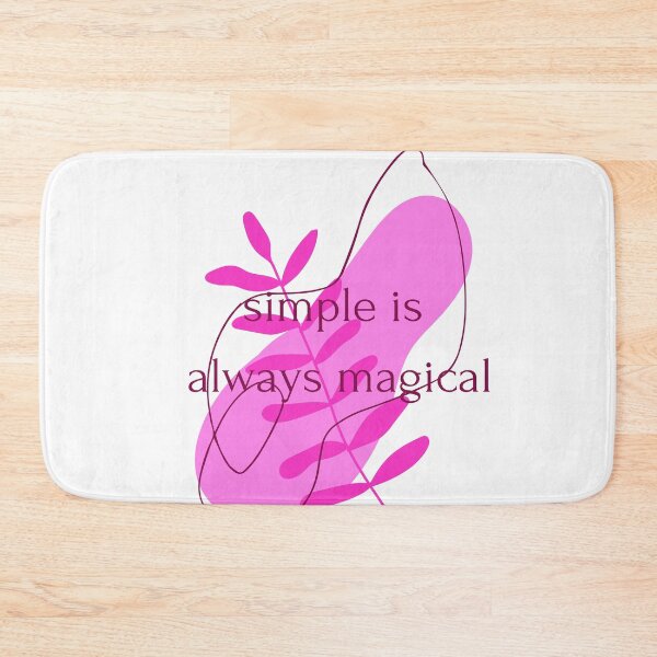 Item preview, Simple is always magical  designed and sold by TakeiteasySH ⭐⭐⭐⭐⭐.