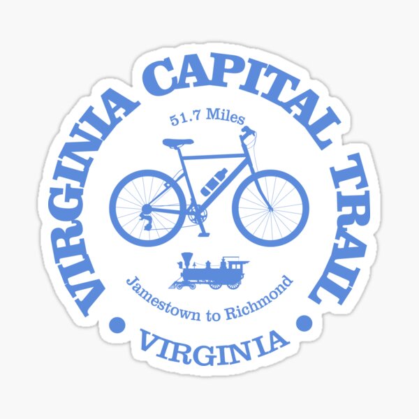 Item preview, Virginia Capital Trail (cycling) designed and sold by curranmorgan.