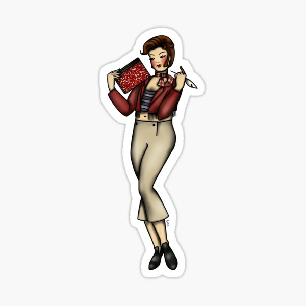 Item preview, Lucius Spriggs Vintage Pin-up Tattoo designed and sold by AsIsHerRight.
