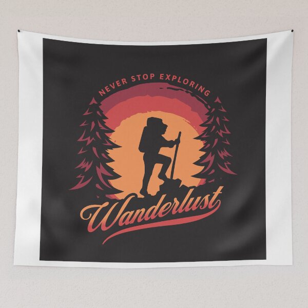 Item preview, wanderlust designed and sold by tribesymbols.