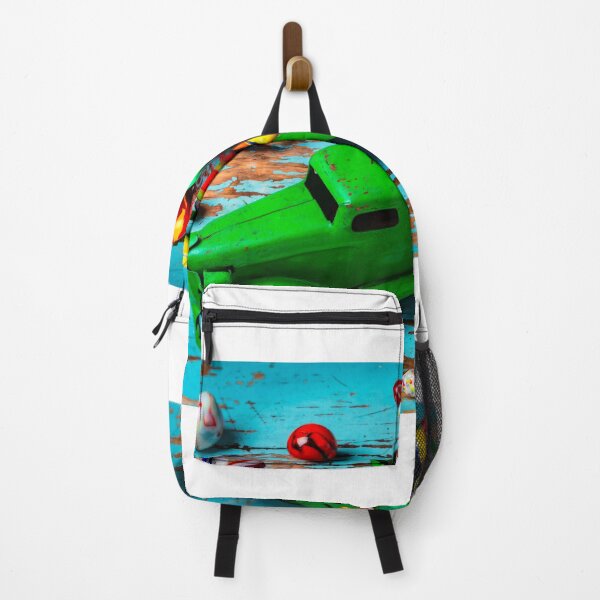 Item preview, Toy Green Truck And Colorful Marbles designed and sold by Garry Gay.