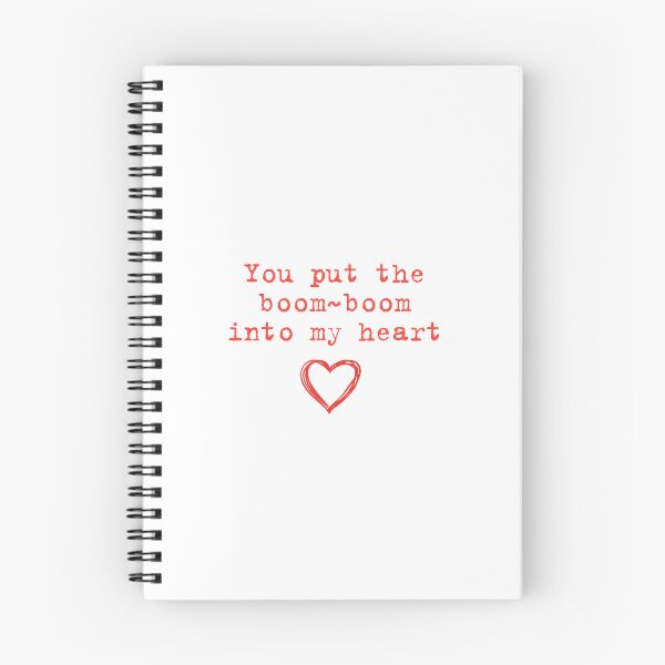 Item preview,   You Put the boom-boom Into my Heart Quote designed and sold by InnaPo ⭐⭐⭐⭐⭐.