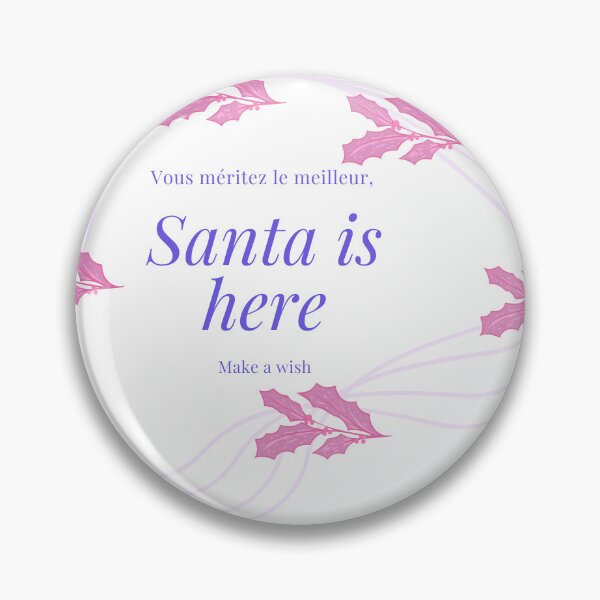 Item preview, Santa is here make a wish designed and sold by TakeiteasySH ⭐⭐⭐⭐⭐.