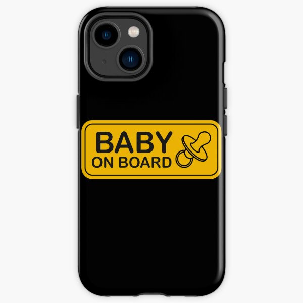 Baby On Board Sticker I T-shirt iPhone Tough Case