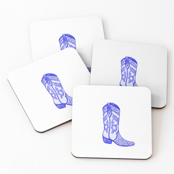 Item preview, blue cowboy boot designed and sold by danslarue.