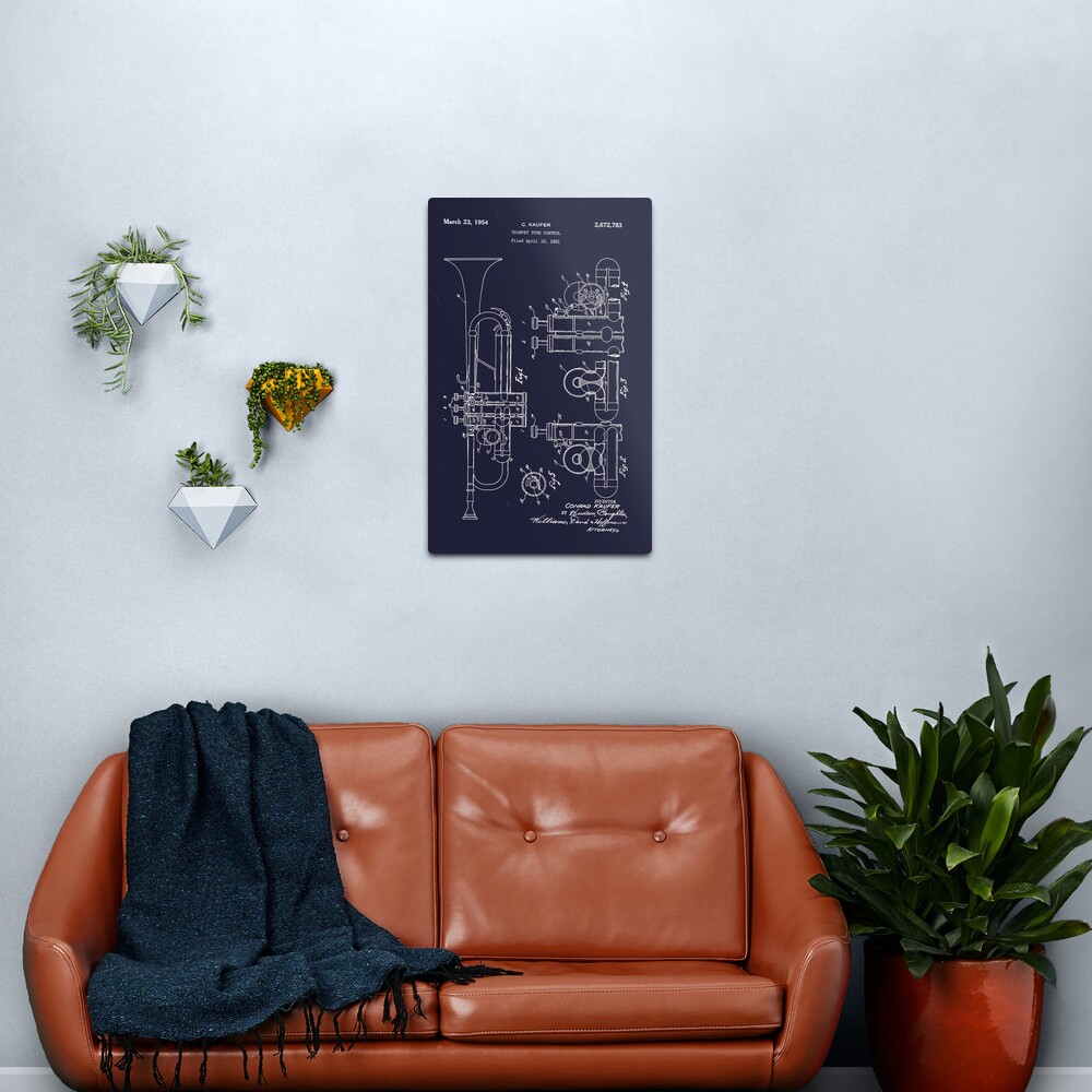 Trumpet Metal Print