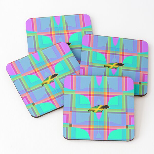 Item preview, UNFORGETTABLE WEST INDIES CHRISTMAS SOUVENIRS - UNIQUE ABSTRACT CARIBBEAN GEOMETRIC PATTERN - GREATJAMAICAN VIBES FLAG INSPIRATION designed and sold by Ralek.