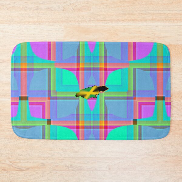 Item preview, UNFORGETTABLE WEST INDIES CHRISTMAS SOUVENIRS - UNIQUE ABSTRACT CARIBBEAN GEOMETRIC PATTERN - GREATJAMAICAN VIBES FLAG INSPIRATION designed and sold by Ralek.