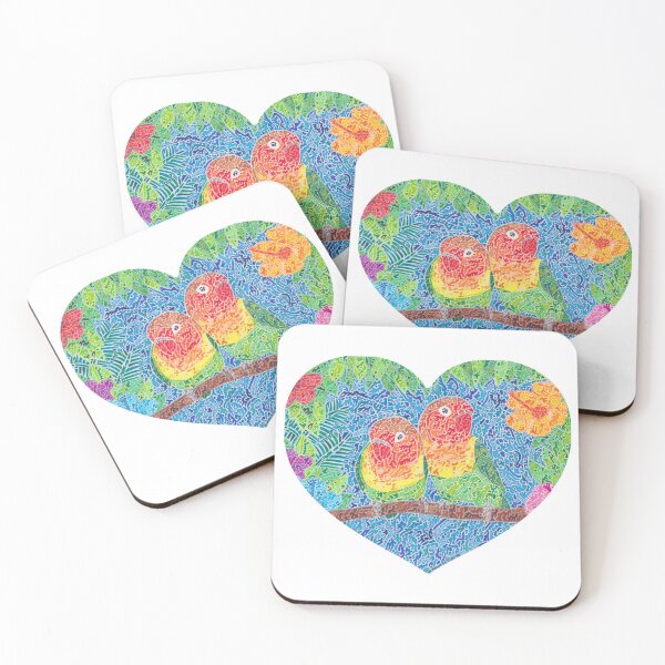 Item preview, Lovebirds ♥ designed and sold by aureliart66.