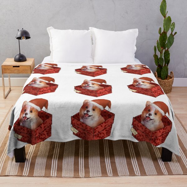Item preview, present Christmas corgi lights designed and sold by ArtInPi.