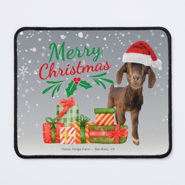 Item preview, Merry Christmas | Holiday Goats | Christmas Goats | Cute Goats | Funny Goats designed and sold by PistolRidgeFarm.