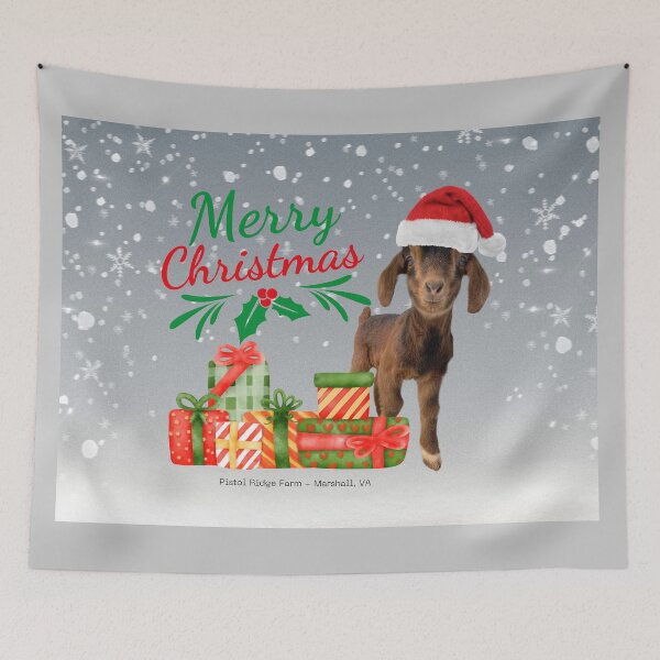 Item preview, Merry Christmas | Holiday Goats | Christmas Goats | Cute Goats | Funny Goats designed and sold by PistolRidgeFarm.