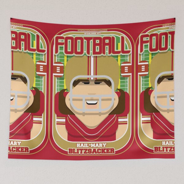 Item preview, American Football Red and Gold - Hail-Mary Blitzsacker - June version designed and sold by boxedspaper.