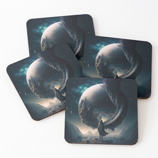 Item preview, SCI-FI Concept Art Between Worlds Canvas Print #10 designed and sold by Dedisun.