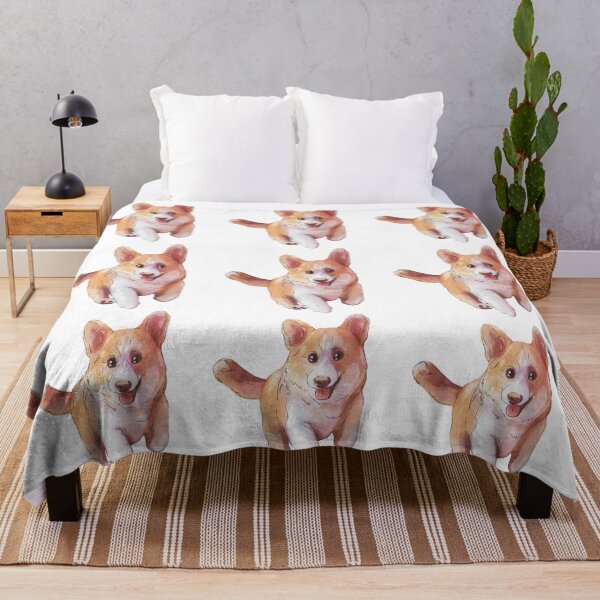 Item preview, Copy of Copy of Christmas corgi merry christmas designed and sold by ArtInPi.