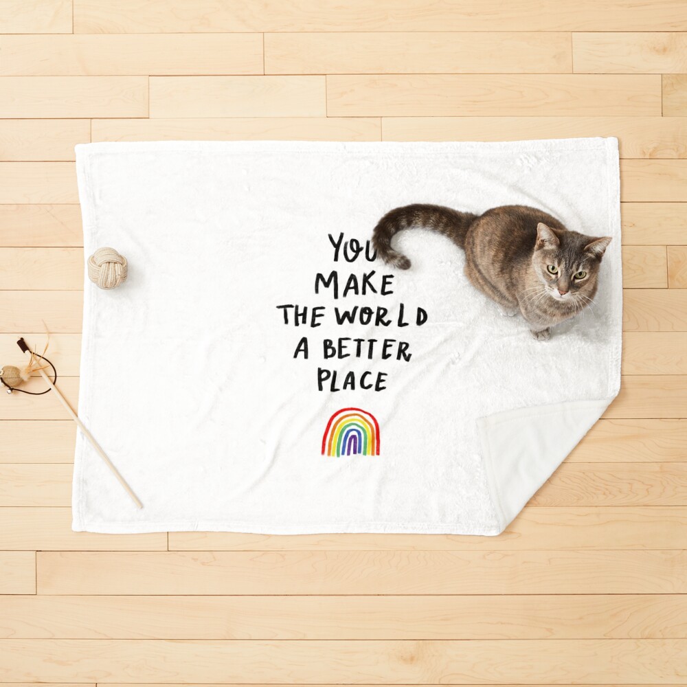 You make the world a better place Poster for Sale by clara-otto