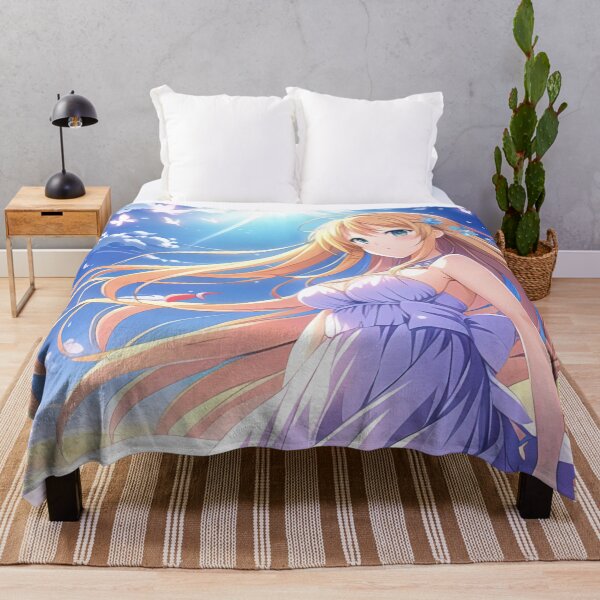 Item preview, Young anime girl in a colorful field poster designed and sold by 100PercentOtaku.