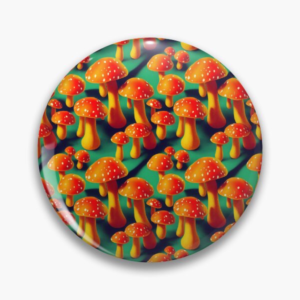 Item preview, Trippy Orange Magic Mushrooms #6 designed and sold by Unicorn Trainwreck.