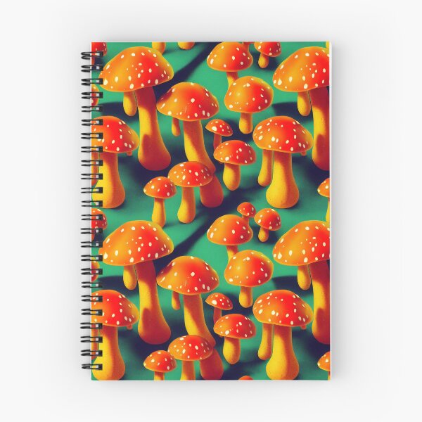 Item preview, Trippy Orange Magic Mushrooms #6 designed and sold by Unicorn Trainwreck.