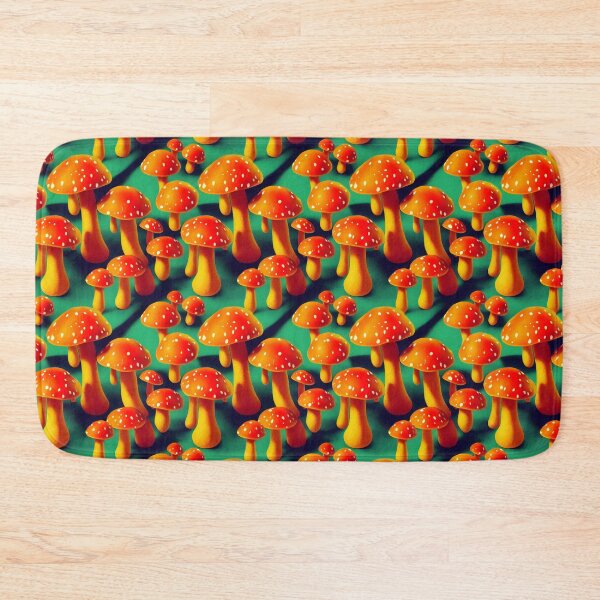 Item preview, Trippy Orange Magic Mushrooms #6 designed and sold by Unicorn Trainwreck.