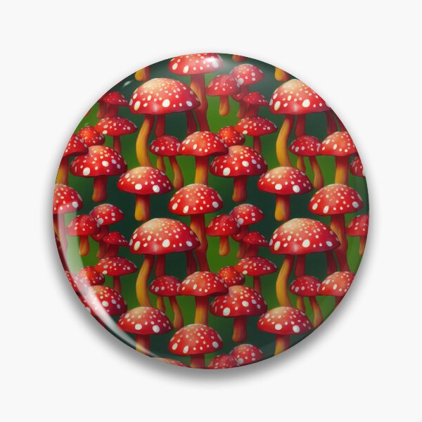 Item preview, Trippy Magic Mushrooms White Spots #7 designed and sold by Unicorn Trainwreck.