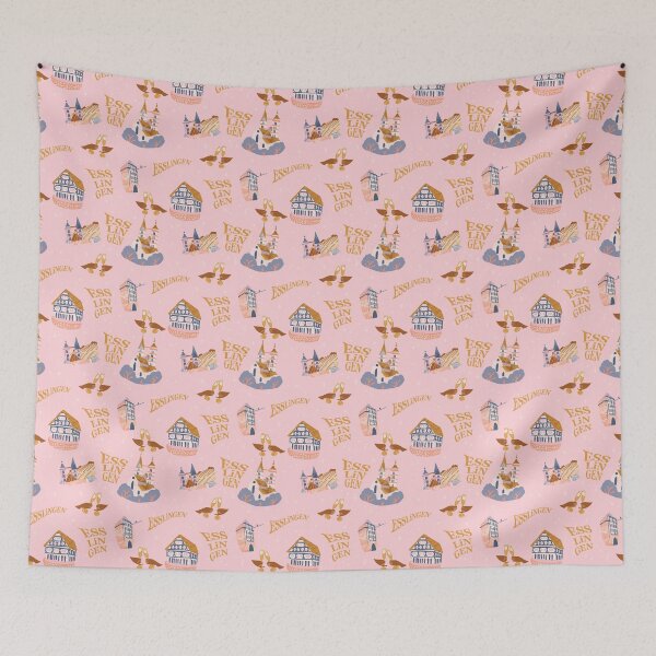 Item preview, Esslingen Pattern pink designed and sold by ArtInPi.