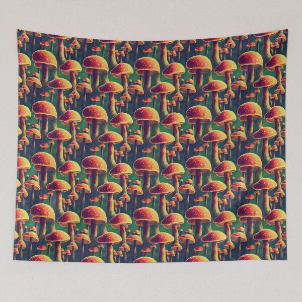 Item preview, Trippy Magic Mushrooms #10 designed and sold by Unicorn Trainwreck.