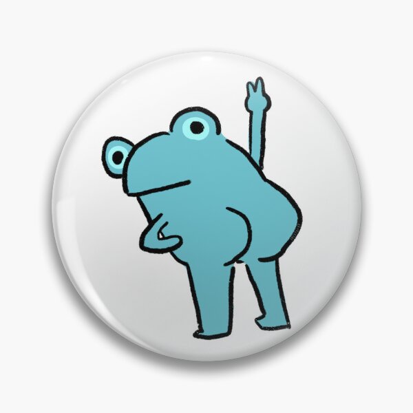 Item preview, Cheeky Frog | Teal Frog designed and sold by iristocat.