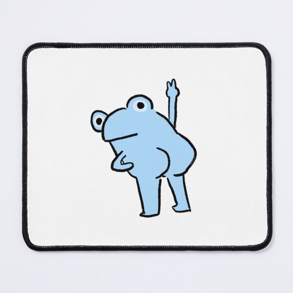 Item preview, Cheeky Frog | Baby Blue Frog designed and sold by iristocat.