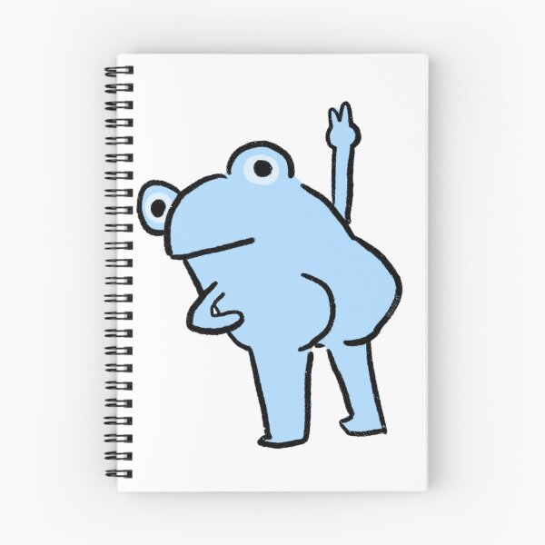 Item preview, Cheeky Frog | Baby Blue Frog designed and sold by iristocat.