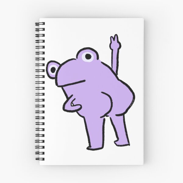 Item preview, Cheeky Frog | Purple Frog designed and sold by iristocat.