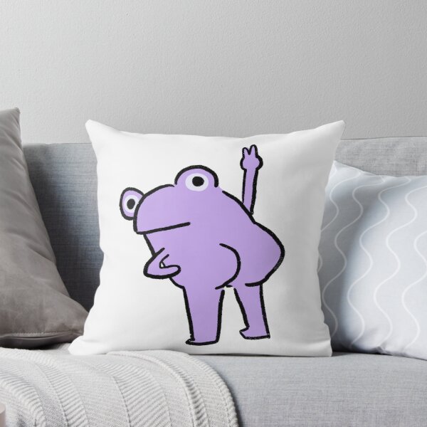 Item preview, Cheeky Frog | Purple Frog designed and sold by iristocat.