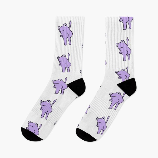 Item preview, Cheeky Frog | Purple Frog designed and sold by iristocat.