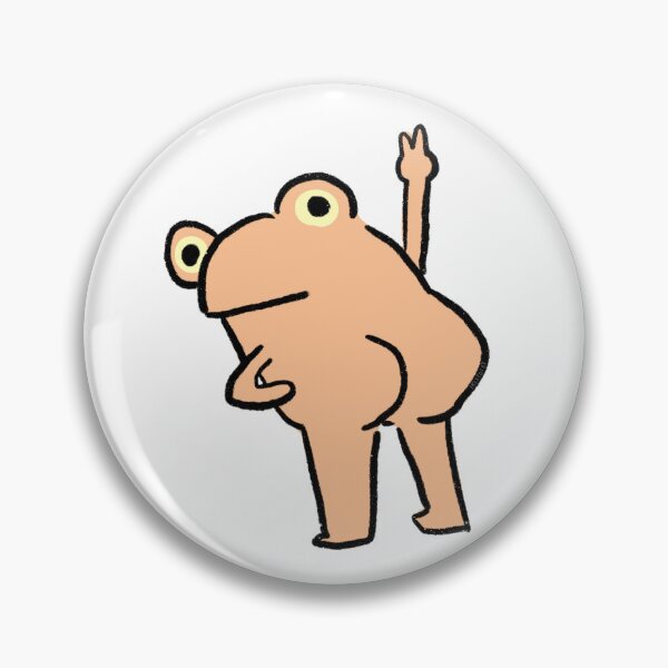 Item preview, Cheeky Frog | Orange Frog designed and sold by iristocat.