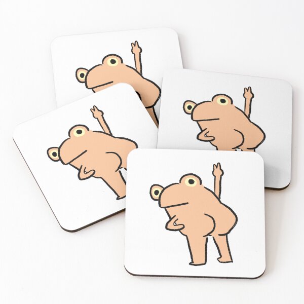 Item preview, Cheeky Frog | Orange Frog designed and sold by iristocat.