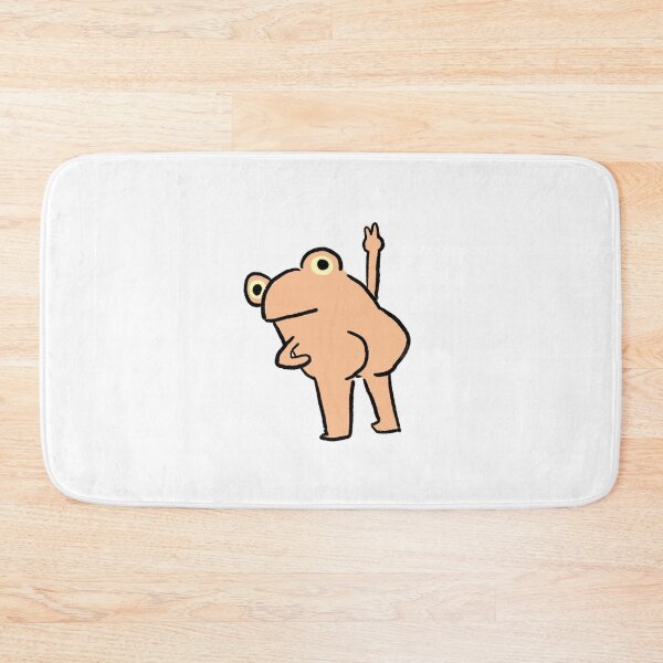 Item preview, Cheeky Frog | Orange Frog designed and sold by iristocat.